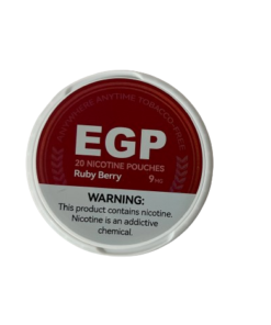 Buy EGP Nicotine Pouches – Ruby Berry – 5 tins